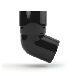 GAMRAT PCV Kolano 67,5°- 90 mm - CZARNY